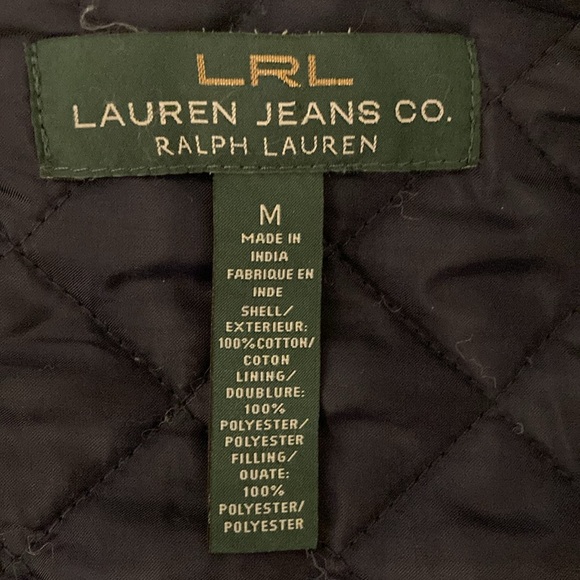 Ralph Lauren Jeans Dark Wash Quilted Denim Jacket - Picture 5 of 9